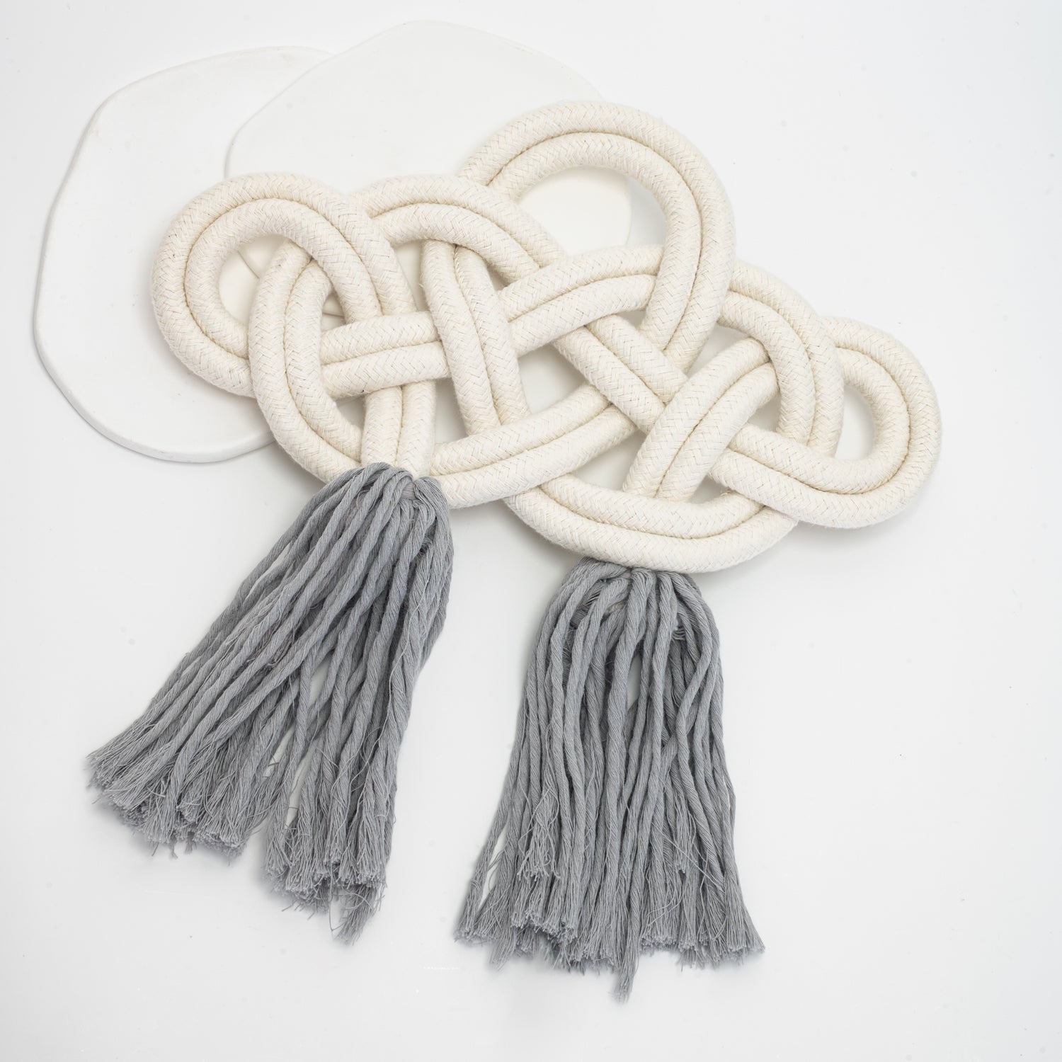 The Infinity Knot Blue Grey